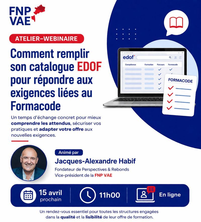 Catalogue EDOF Formacode